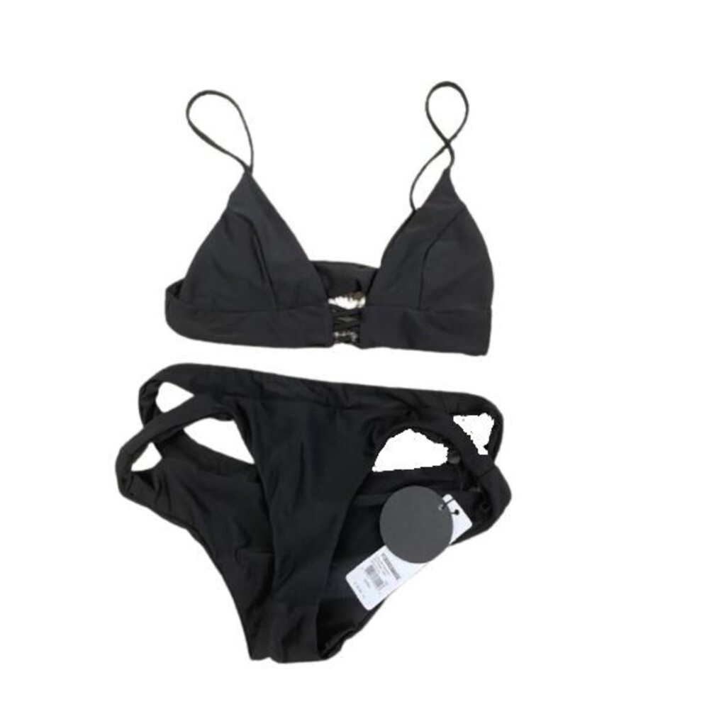 NWT AMUSE SOCIETY S Anthropologie bikini swimsuit bralette top skimpy bottom